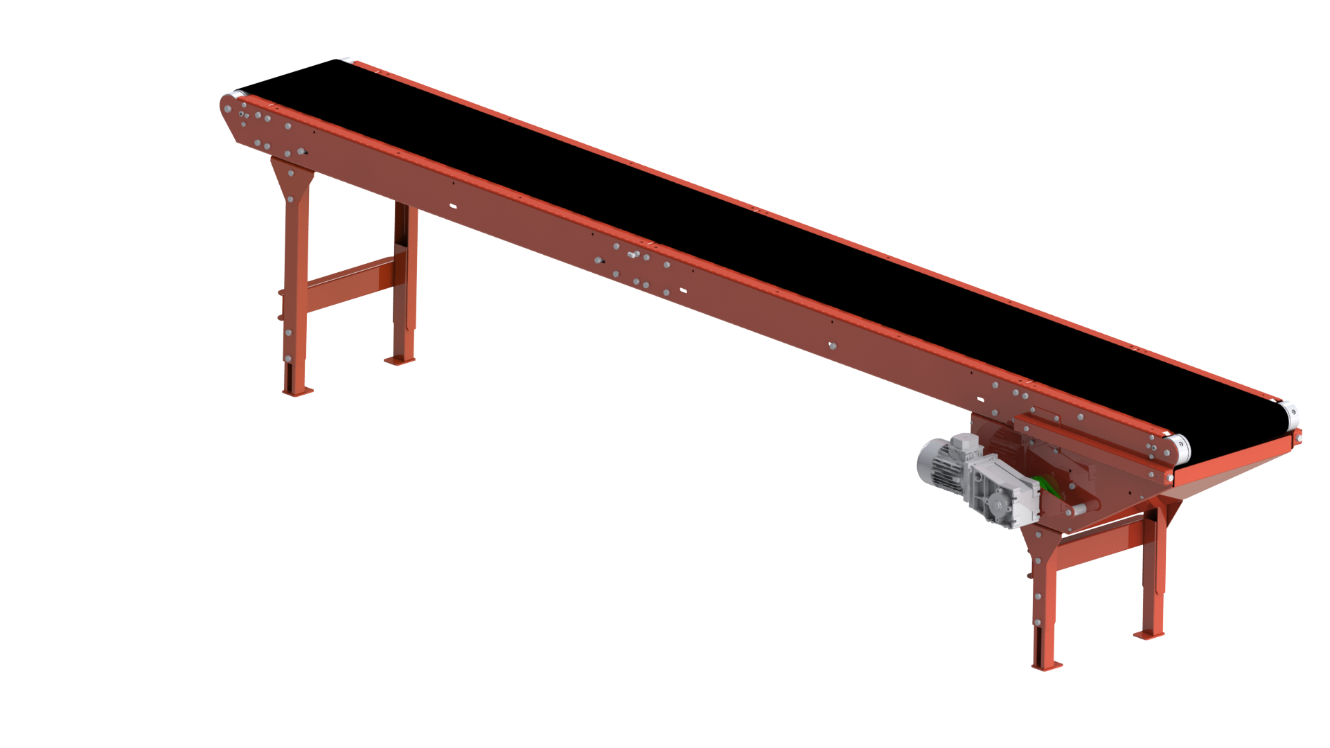 Fixed length belt conveyors